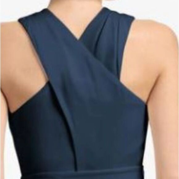 Sachin & Babi Women's Blue Naomi Halter Crepe Dress NWT $550 - Picture 5 of 6